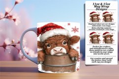 Inspiring 15oz Mug Wrap Png Template , Christmas Product Image 1