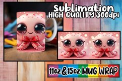 3D Christmas Characters Mug Wrap for Winter Product Image 1