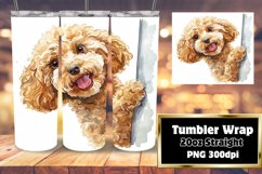 Joyful Peek-a-Boo Dog Lover Tumbler - 20oz Product Image 1
