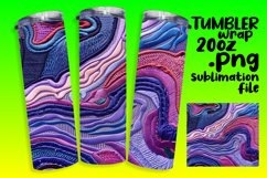 Vibrant Patterned 20oz Tumbler Sleeve Product Image 1