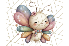 Cute Insects Clipart, Cartoon Bugs, Bug PNG Illustrations Product Image 4