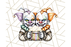 Spooky Carnival Characters Clipart PNG, Halloween Clipart Product Image 4