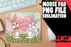 BLISSFUL mouse pad Playful Design, Valentines Product Image 1