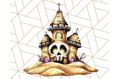 Summerween Beach Party Clipart PNG, Halloween Beach Art Product Image 4