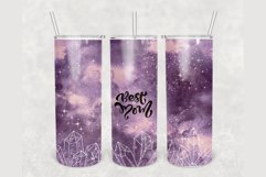 Best Mom purple galaxy 20 oz tumbler sublimation design Product Image 1