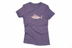 Cute Bluefin Tuna Ocean Fish PNG Summer Sea Animal fishhook Product Image 4