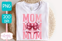 Mom sublimation PNG | Pink coquette bow sublimation PNG Product Image 2