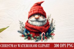 Christmas Gnome Clipart, Winter Clipart Product Image 1