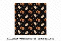 Halloween Pumpkin Pattern Png | Sublimation | Digital Paper Product Image 1