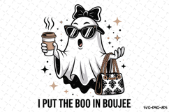I put the Boo in Boujee Svg | Halloween Svg | Svg Cut Files Product Image 1