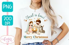 Christmas nativity PNG sublimation, Christmas Christian PNG Product Image 4