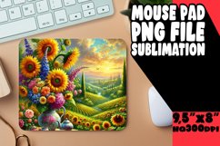 LUMINOUS MOUSE PAD CREATIVE PNG, Flower Product Image 1