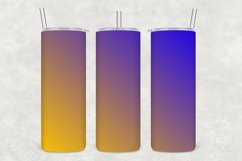 Ombre Gradient Tumbler Wrap Sublimation Product Image 1