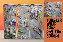Spring Spectacle Sublimation Tumbler Wrap 20oz Product Image 1