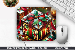 Mouse Pad Sublimation, Christmas Mouse Pad PNG Design Product Image 1