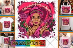 Joyful Tote Bag Art Ideas PNG, Praying Woman Product Image 1