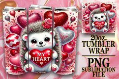 Radiant Memories 20oz tumbler wrap, Valentines Product Image 1