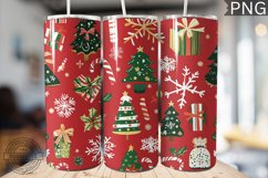Christmas Tree Tumbler Wrap -High Quality 300 Dpi Product Image 1