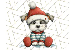 Christmas Animal Clipart, Festive Animals in Holiday Outfits Product Image 4