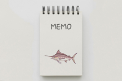 Cute Bluefin Tuna Ocean Fish PNG Summer Sea Animal fishhook Product Image 5