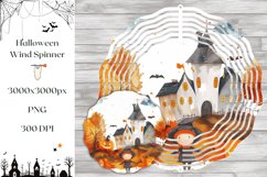Halloween Wind Spinner Design, Halloween Pumpkins PNG Product Image 1