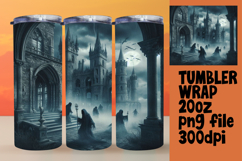 RADIANT 20oz Tumbler Wrap , Horror Halloween Product Image 1