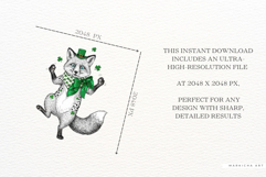 St Patricks Day Fox Clipart Product Image 6