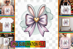 Dazzling TSHIRT Ideas PNG, Easter Bow Product Image 1