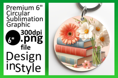 Whimsical Circle Design for Sublimation , Books Product Image 1