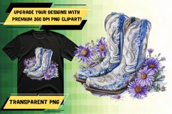 Western Whimsies: Watercolor Floral Sublimation Product Image 1