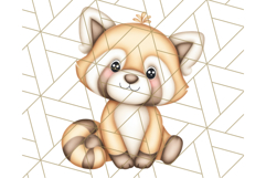 Tiny Zoo Friends Clipart, Cute Cartoon Zoo Animals PNG Product Image 4