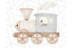 Kid’s Toy Clipart, Nursery Decor Png, Trucks, Rockets, Cars Product Image 4