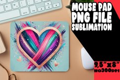 RADIANT MOUSE PAD ARTISTIC STYLE, Heart Product Image 1