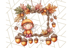 Fall Fairy House Clipart PNG, Autumn Homes and Decor Product Image 4