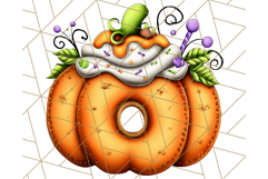Halloween Donut Clipart PNG, Cute Spooky Doughnut Art Product Image 4