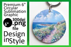 Coastal Corners: Round Sublimation Compilation Product Image 1