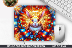 Mouse Pad Sublimation, 4th Of July Mouse Pad PNG Product Image 1