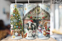 Farm Animals Tumbler Wrap - Christmas Tumbler Design Product Image 1