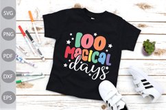 100 Magical Days SVG Cut Files/ Baby Quote SVG Product Image 1