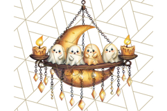 Halloween Fairy House Clipart PNG, Spooky Cottage Art Product Image 4