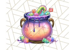 Summerween Tropical Treats Clipart PNG, Halloween Desserts Product Image 4