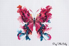 Smoke Butterflies Clipart PNG Product Image 1