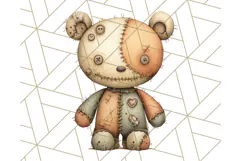 Creepy Dolls Clipart PNG Haunted Toy Characters Product Image 4