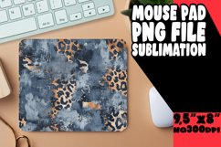 Wild Leopard Sublimation Mouse Pad Product Image 1