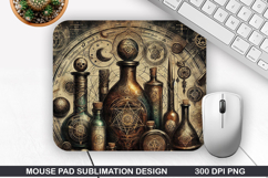 Halloween Mouse Pad Sublimation, Halloween Mouse Pad PNG Product Image 1