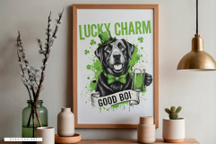 St Patrick Day Dog Png Sublimation - Cute St patrick Dog Product Image 2