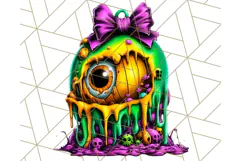 Spooky Cute Monster PNG Clipart, Adorable Halloween Monsters Product Image 4