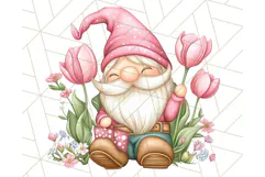 Summer Garden Gnomes Clipart PNG, Summer Country Gnomes Png Product Image 4