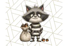 Cute Animals in Jail Clipart PNG, Funny Prisoner Critters Product Image 4