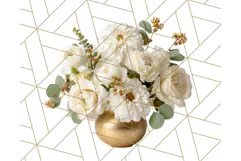 Whimsy Winter Florals Clipart PNG, Christmas Png Clipart Product Image 4